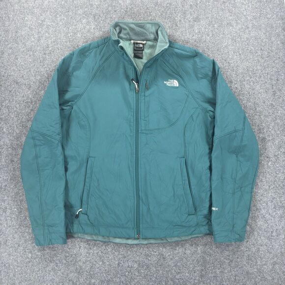 The North Face APEX Teal Full Zip Fleece Lined Jacket Women's Large - Picture 1 of 12